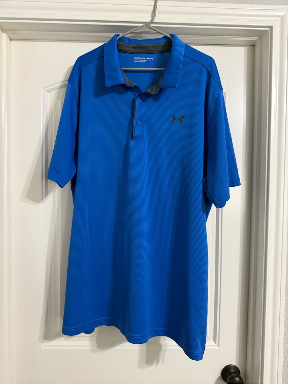 Under Armour Men's Bright Blue Performance Polo